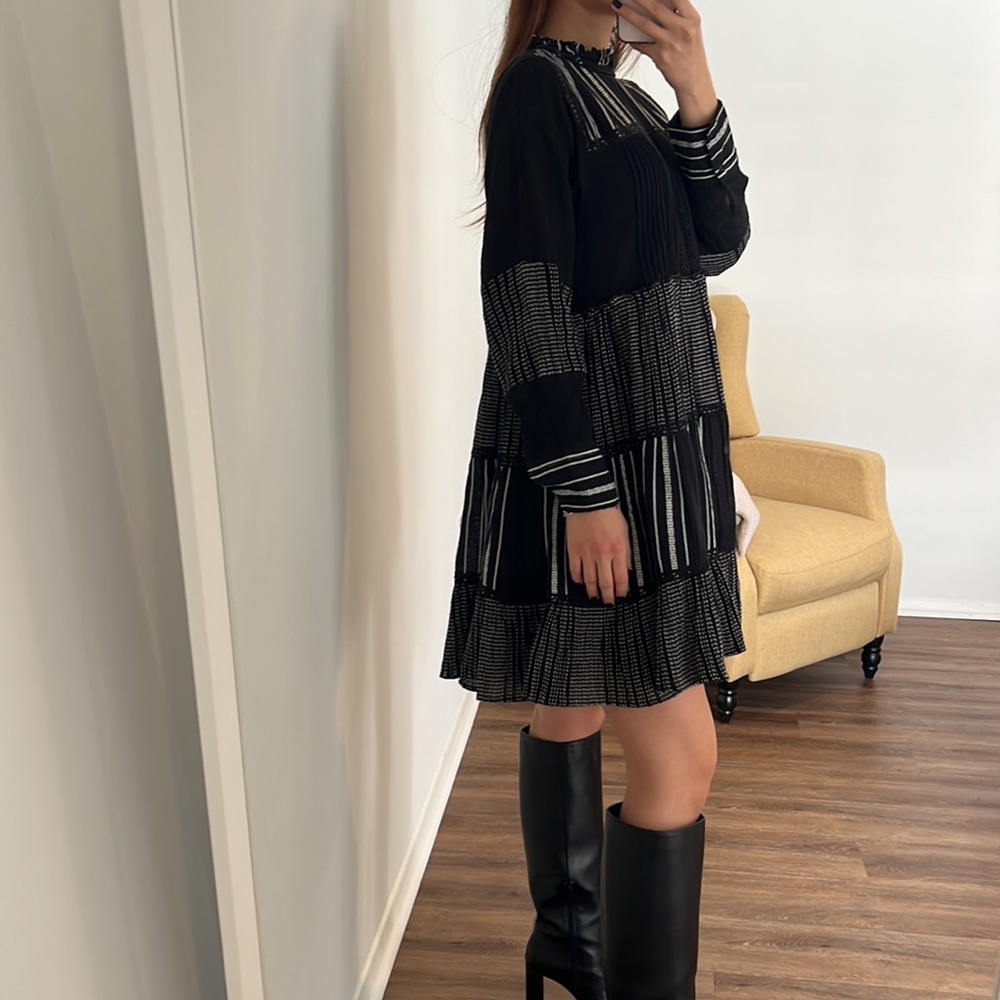 Zara | Mini Ruffle Dress - Picture 3 of 12
